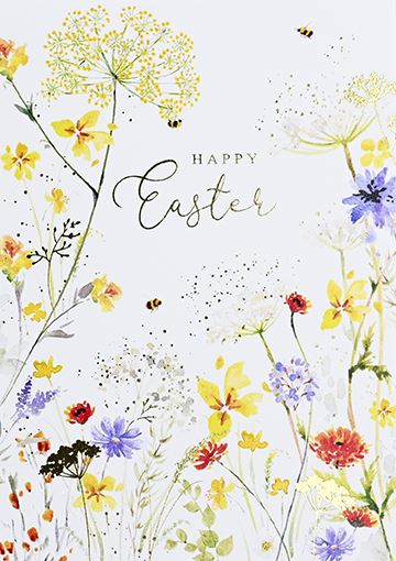 Paperlink 'Easter Meadow' Easter Card