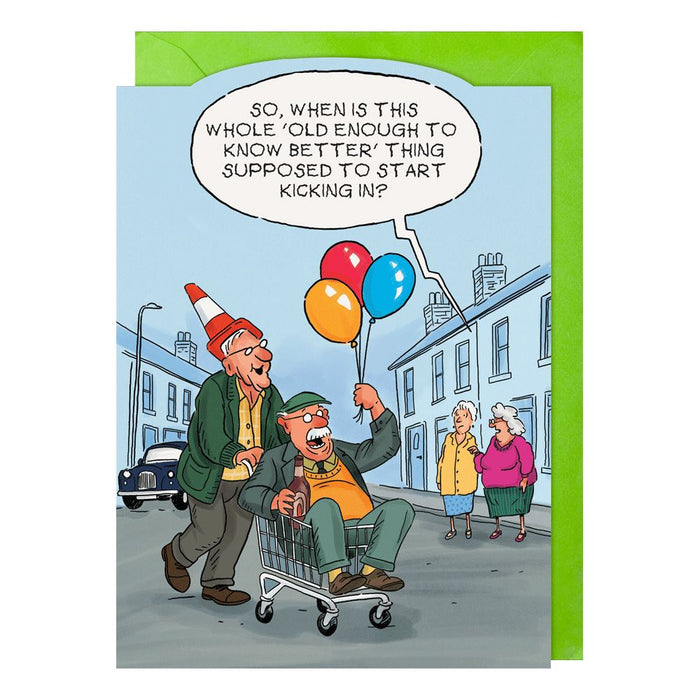 Paperlink Wrinklies 'Know Better' Everyday Card