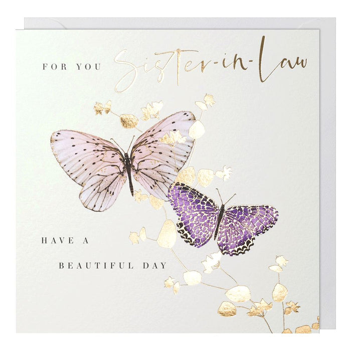 Paperlink Reflections 'Sister In Law' Birthday Card