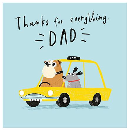 Paperlink 'Taxi!' Father's Day Card