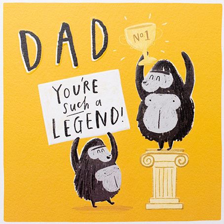 Paperlink 'Dad Your Such A legend' Father's Day Card