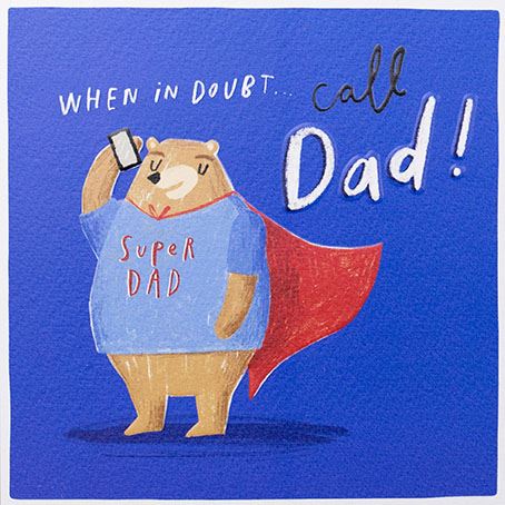 Paperlink 'When In Doubt.. Call Dad!' Card