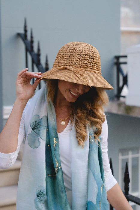 Park Lane Casual Aqua Scarf