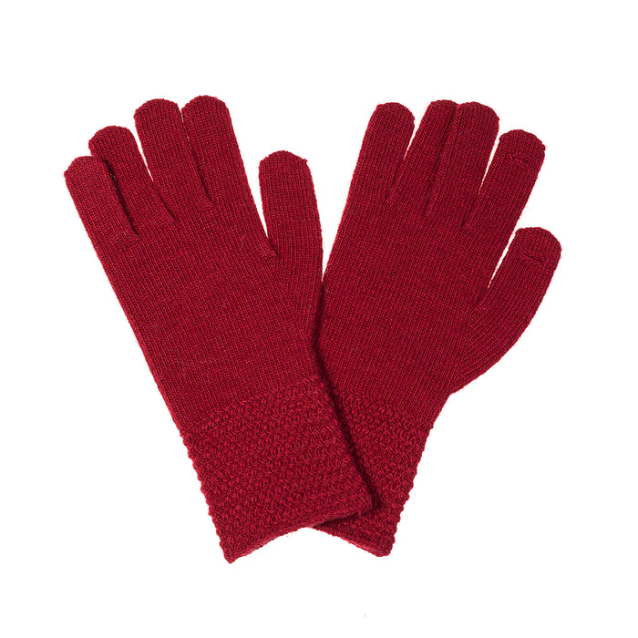 Park Lane Cherry Woollen Gloves