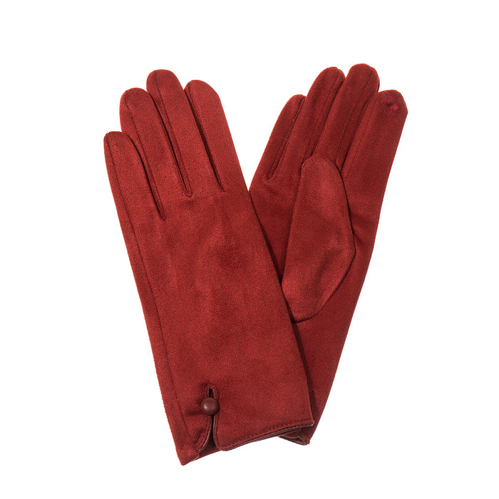 Park Lane Cinnamon Suedette Gloves