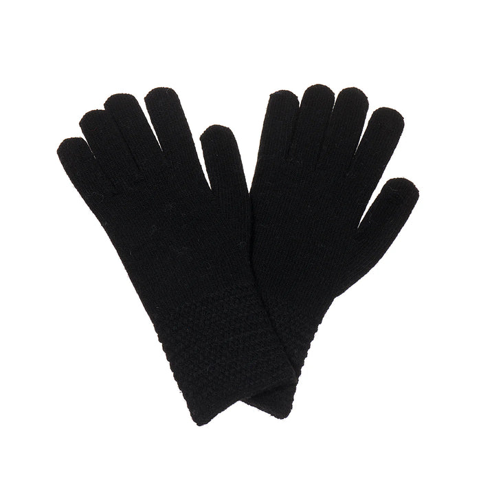 Park Lane Ebony Woollen Gloves