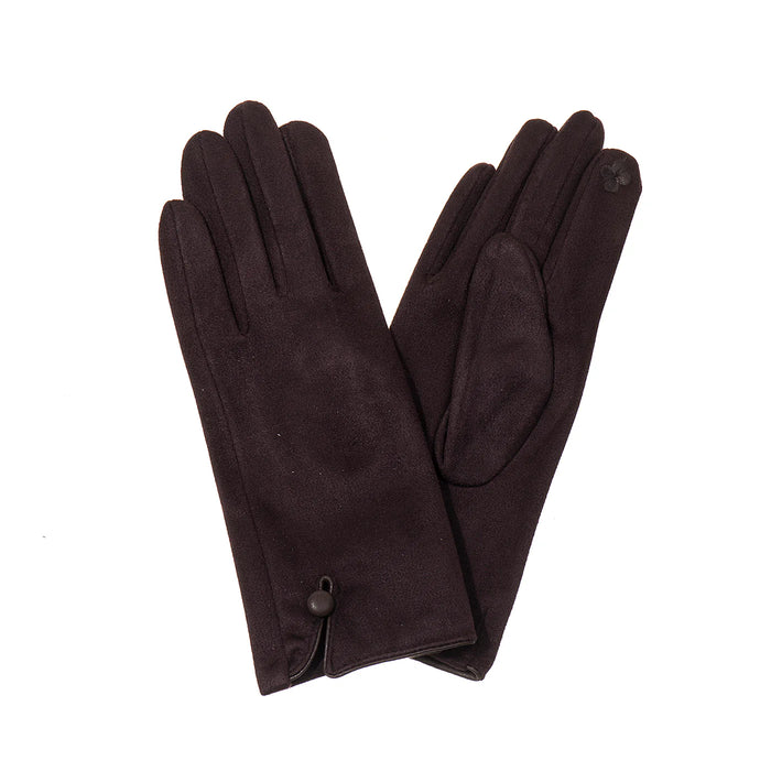 Park Lane Cocoa Suedette Gloves