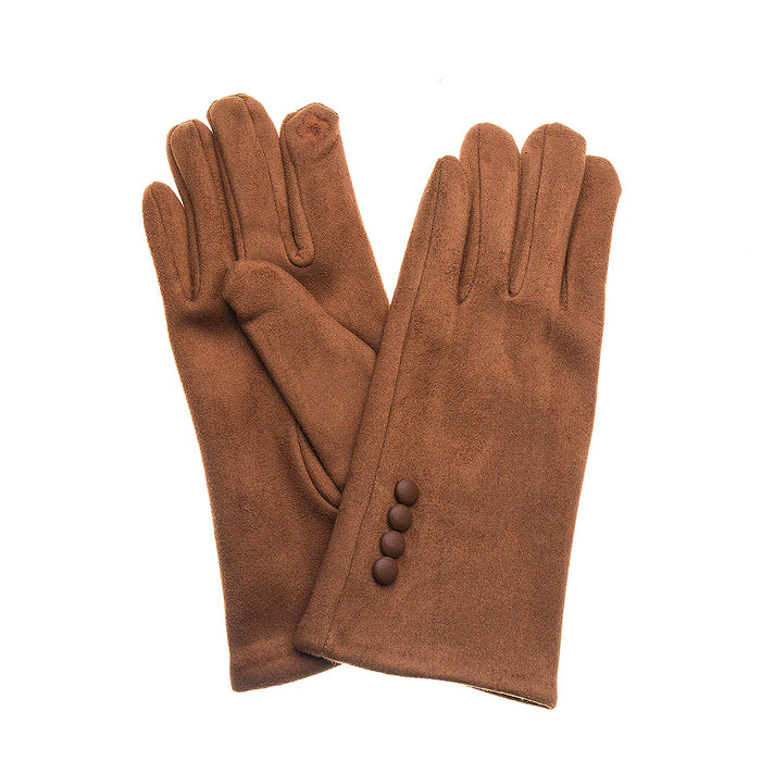 Park Lane Nutmeg Suedette Gloves
