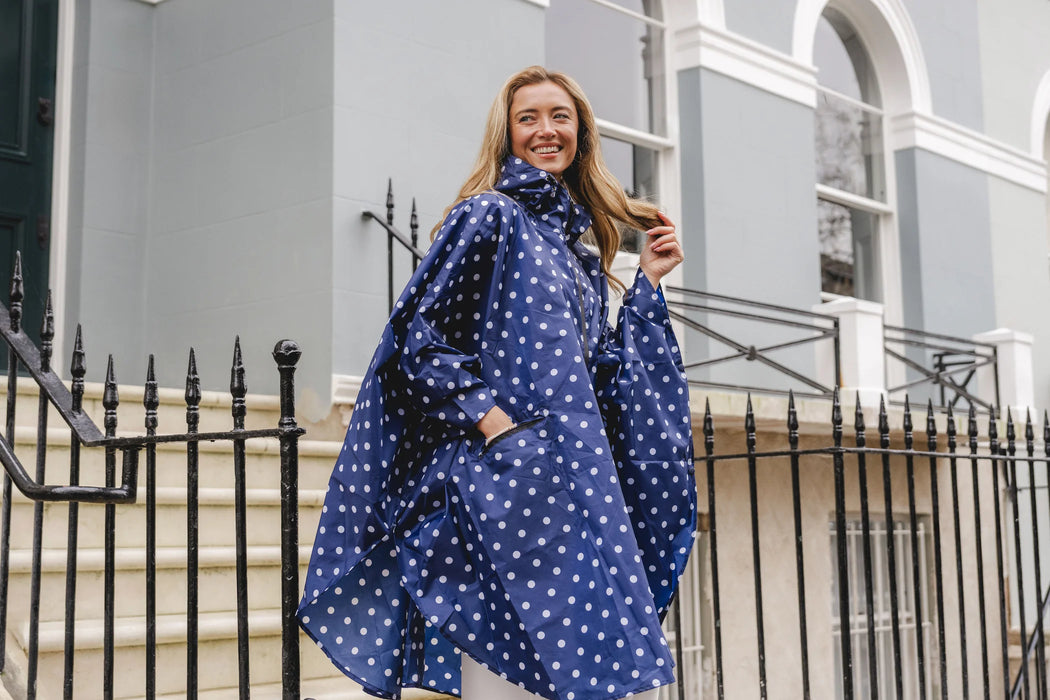 Park Blue Rain Poncho