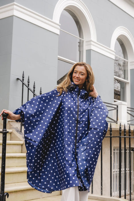 Park Blue Rain Poncho