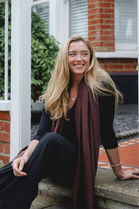 Park Lane Chocolate Brown Celine Scarf