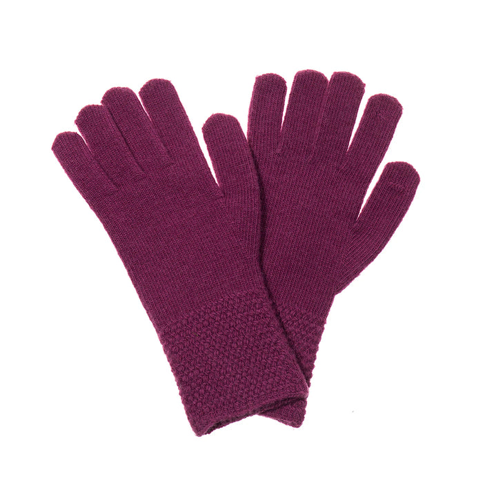 Park Lane Wild Orchid Woollen Gloves