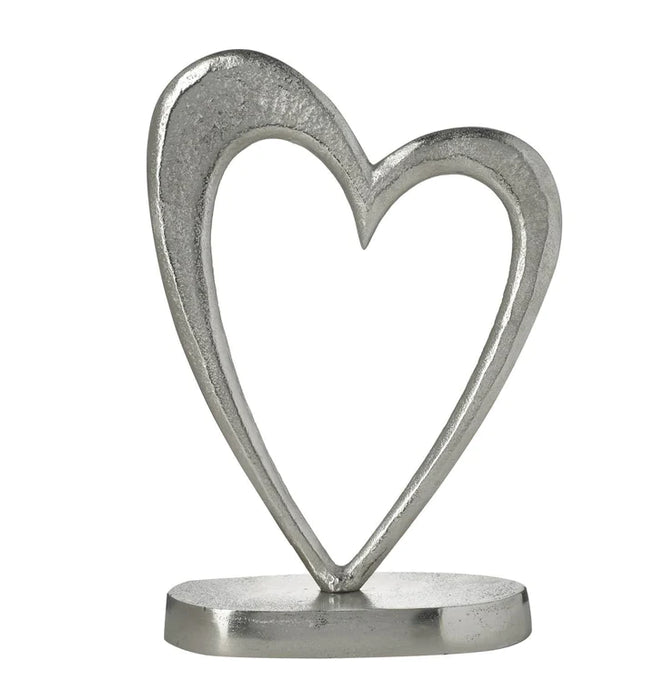 Open Heart on Stand Ornament