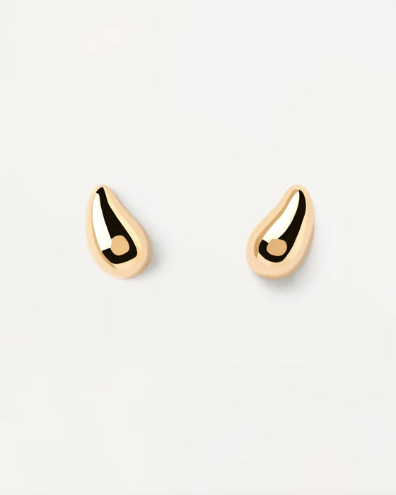 PDPAOLA Gold Drop Earrings