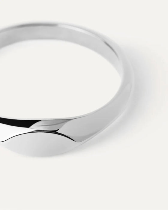 PDPAOLA Duke Stamp Silver Ring