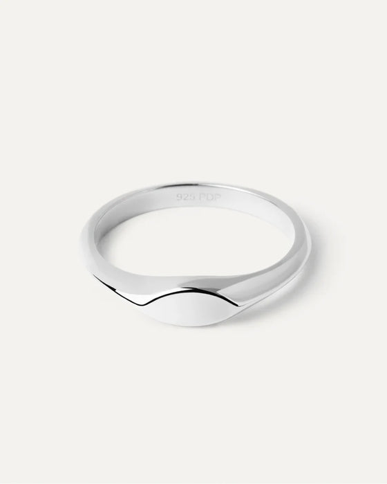 PDPAOLA Duke Stamp Silver Ring