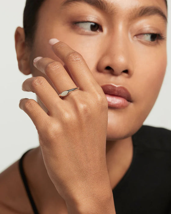 PDPAOLA Duke Stamp Silver Ring