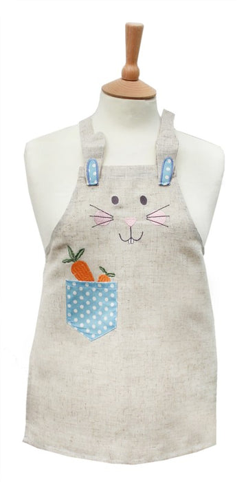 Peggy Wilkins Easter Bunny Childs Bib Apron