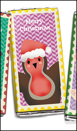 Welsh Chocolate Milk Chocolate Robin Bar