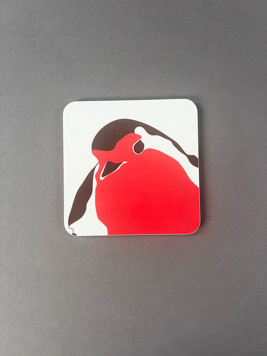 Penguin Ink Robin Coaster