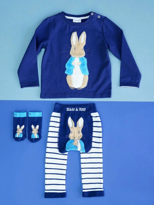 Blade and Rose Peter Rabbit Navy Top