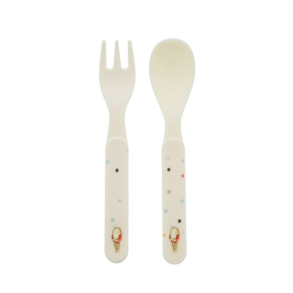 Peter Rabbit Flopsy Fork and Spoon Set