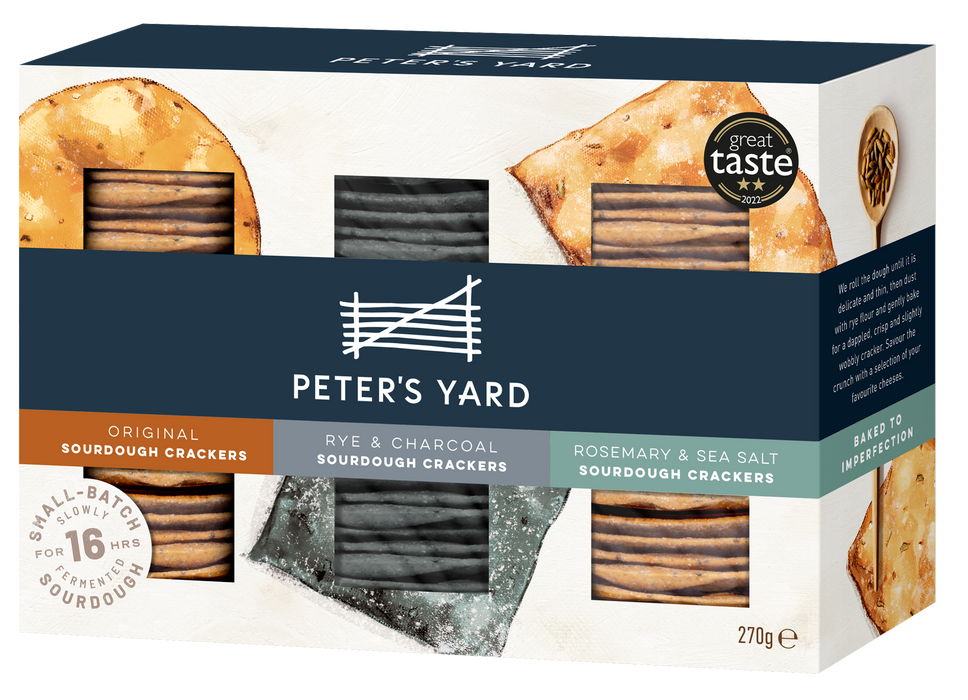Peters Yard Variety Box Of Sourdough Crackers