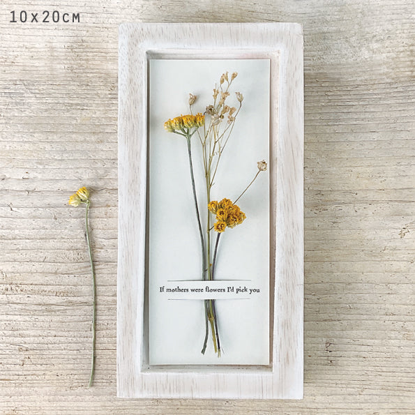 East of India Box Frame - If Mothers Were Flowers