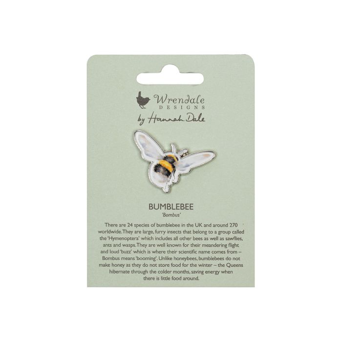 Wrendale 'Flight of the Bumblebee' Bee Pin Badge