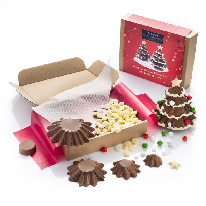 The Gourmet Chocolate Pizza Company Make Your Own Christmas Tree Kit