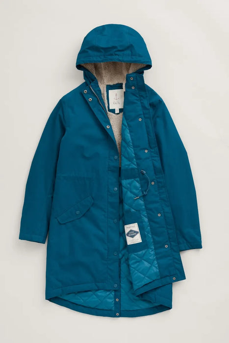 Seasalt Blue Women's Plant Hunter Coat - Raincloud
