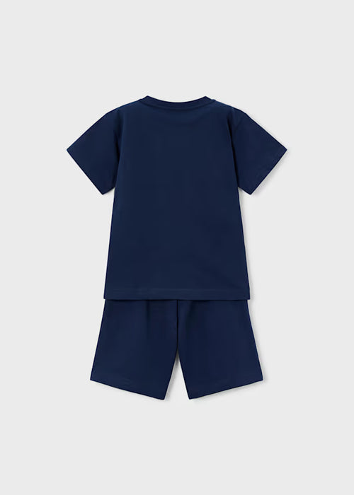 Mayoral Mini Boys Navy Knit Set