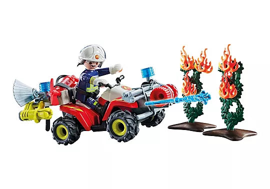 Playmobil City Action Firefighting Quad Bike