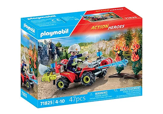 Playmobil City Action Firefighting Quad Bike