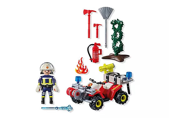 Playmobil City Action Firefighting Quad Bike