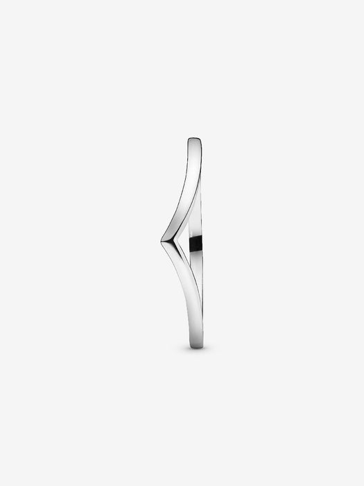 Pandora Wishbone Silver Ring