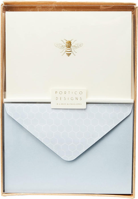 Portico Designs Boxed Bee Notecards