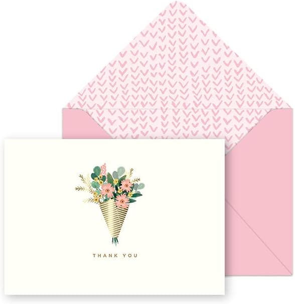 Portico Designs Boxed Floral Bouquet Thank You Notecards