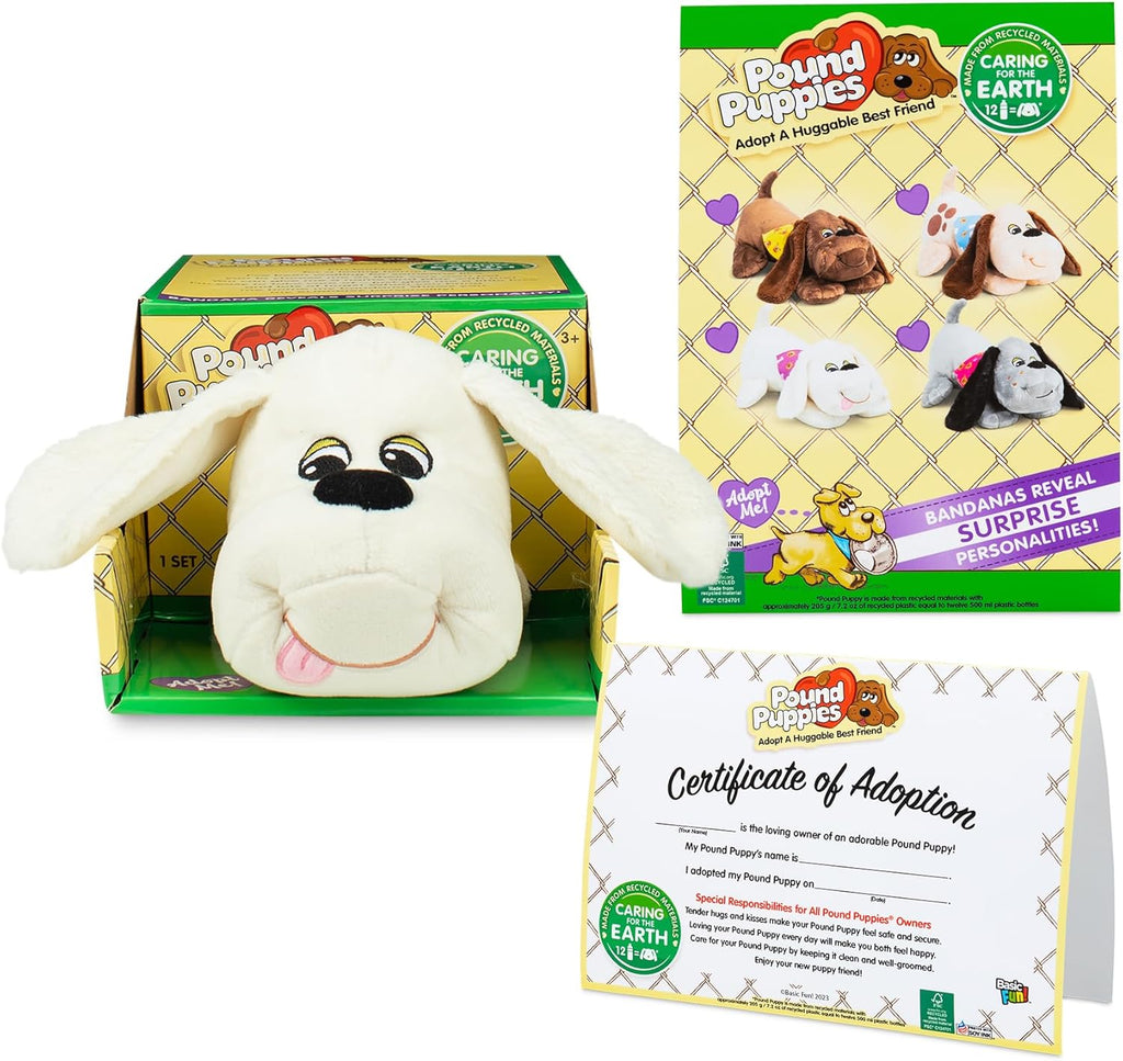 Pound Puppies Classics White/ Hungry Puppy — Maple Gifts - Main Image