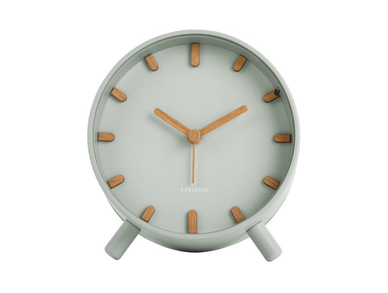 Present Time Greyed Jade Alarm Clock Grace