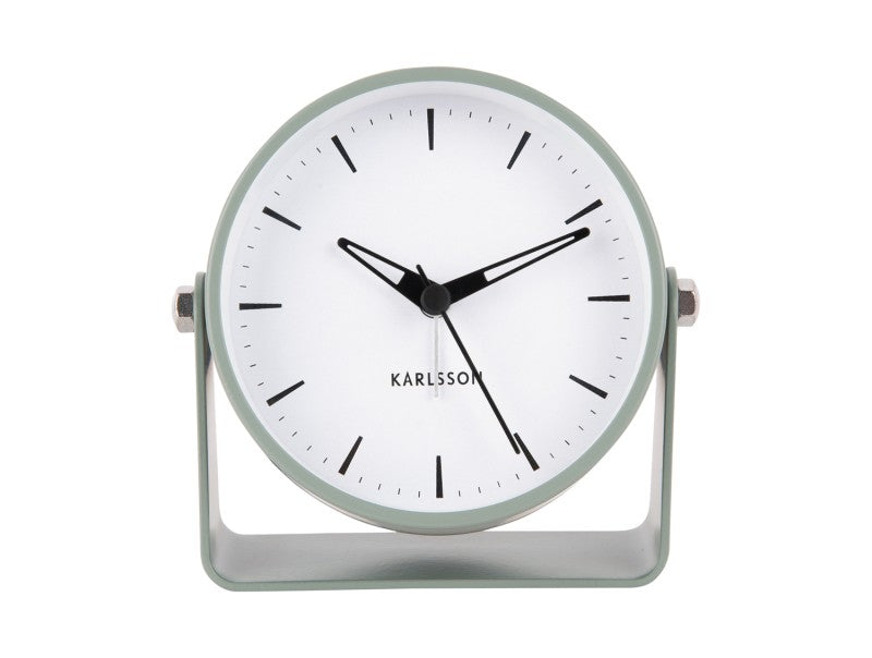 Present Time Greyed Jade Alarm Clock Calm