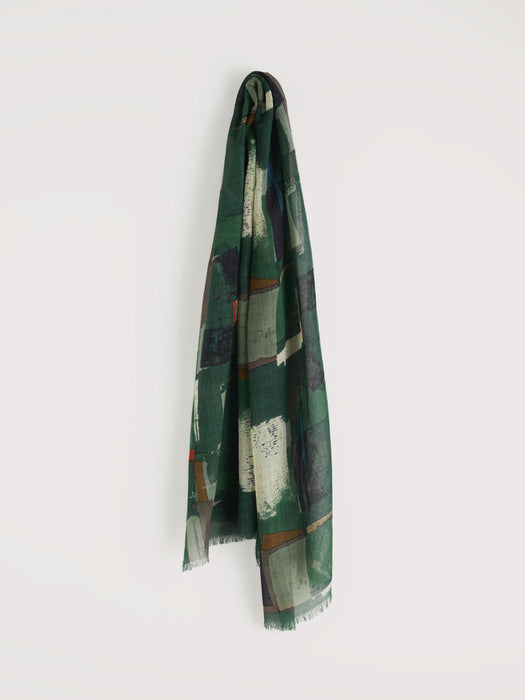 Seasalt Women's Pretty Printed Scarf In Aerial Field Coppice
