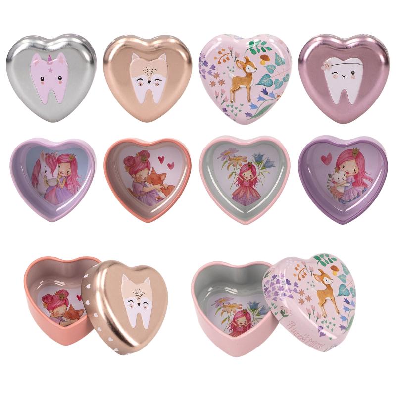 Princess Mimi Small Heartshaped First Tooth Tin — Maple Gifts