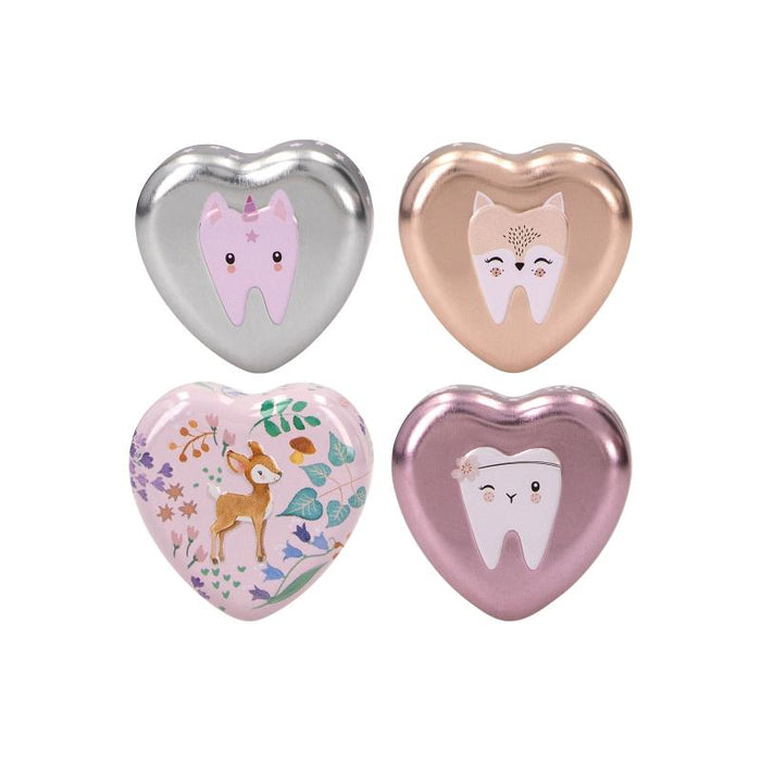 Princess Mimi Small Heartshaped First Tooth Tin