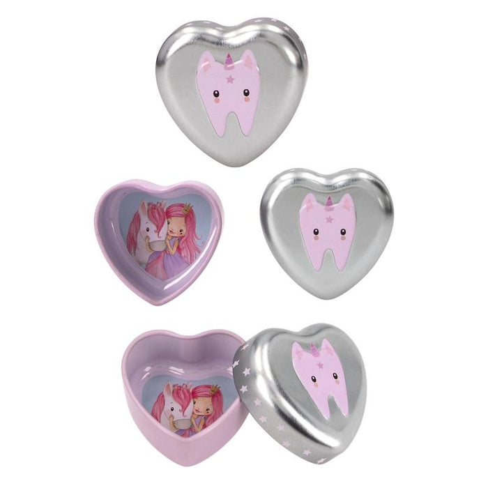 Princess Mimi Small Heartshaped First Tooth Tin