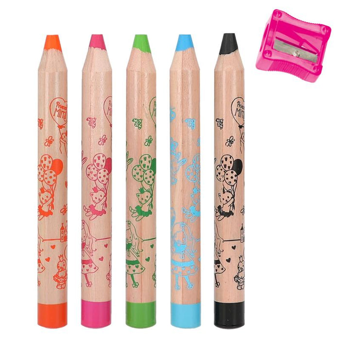 Princess Mimi Coloured Pencils & Sharpener