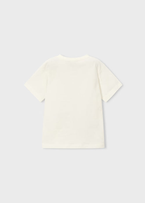 Mayoral Mini Boys Cream League T-Shirt