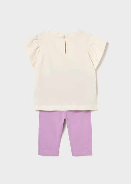 Mayoral Girls Lilac Leggings Set