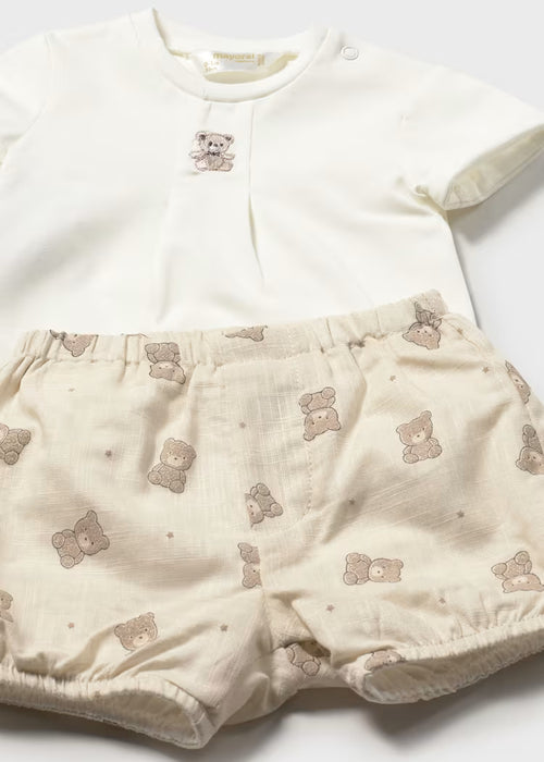 Mayoral Layette Boys Col Mole Short & T-Shirt Set