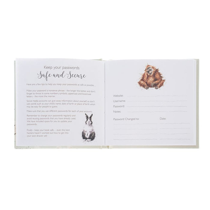 Wrendale Designs 'New Beginnings' Hedgehog Password Book
